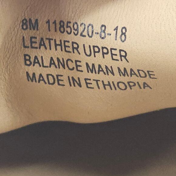 ARRAY Harper Loafer Slip OnTan Brown & Black Leather Loafer Shoe Women's 9 Basic - Picture 9 of 11